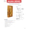 Trans Atlantic Co. ML900 Series Heavy-Duty Mortise Lock with Knob Escutcheon, Grade 1 in Satin Brass DL-ML914-US3 - alternate 2
